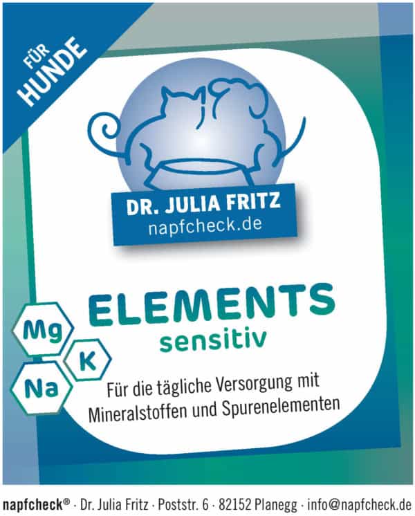 napfcheck Elements sensitiv - Mineralstoffe und Spurenelemente für Hunde – Bild 2